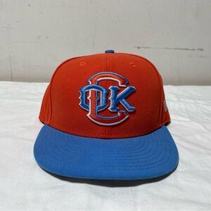 Oklahoma City RedHawks MiLB Blue/Orange New Era 59FIFTY Hat Cap 7 1/8